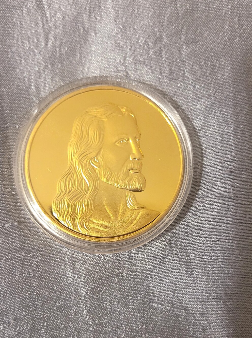 Jesus Christ & The Last Supper Gold-Plated Commemorative Token Coin